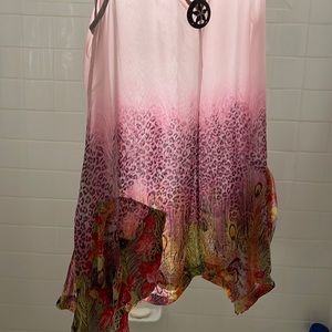 Bathing suit cover up with two pockets